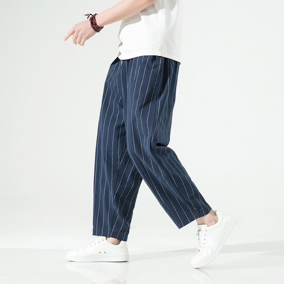Brodie - Pantaloni a righe dalla vestibilità rilassata