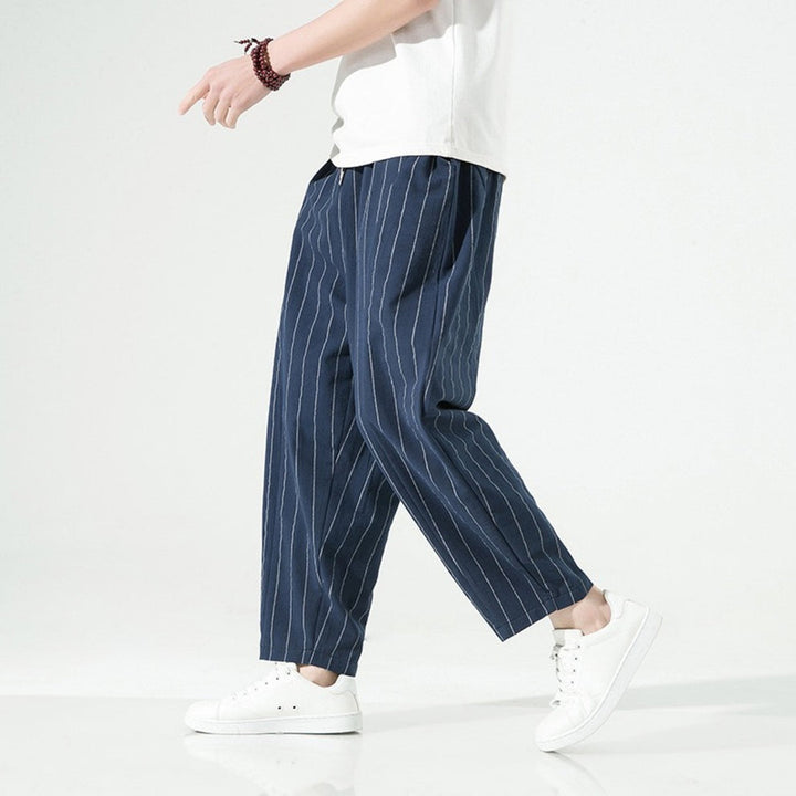 Brodie - Pantaloni a righe dalla vestibilità rilassata