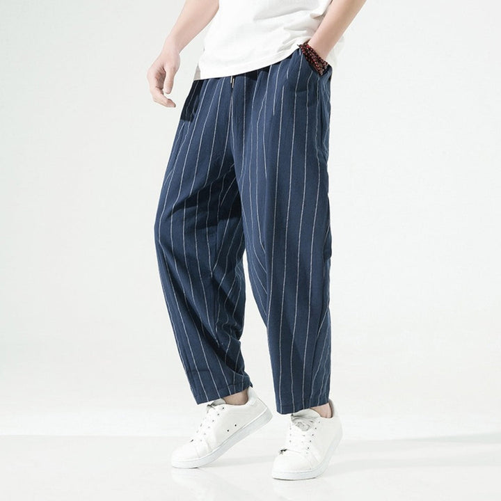Brodie - Pantaloni a righe dalla vestibilità rilassata
