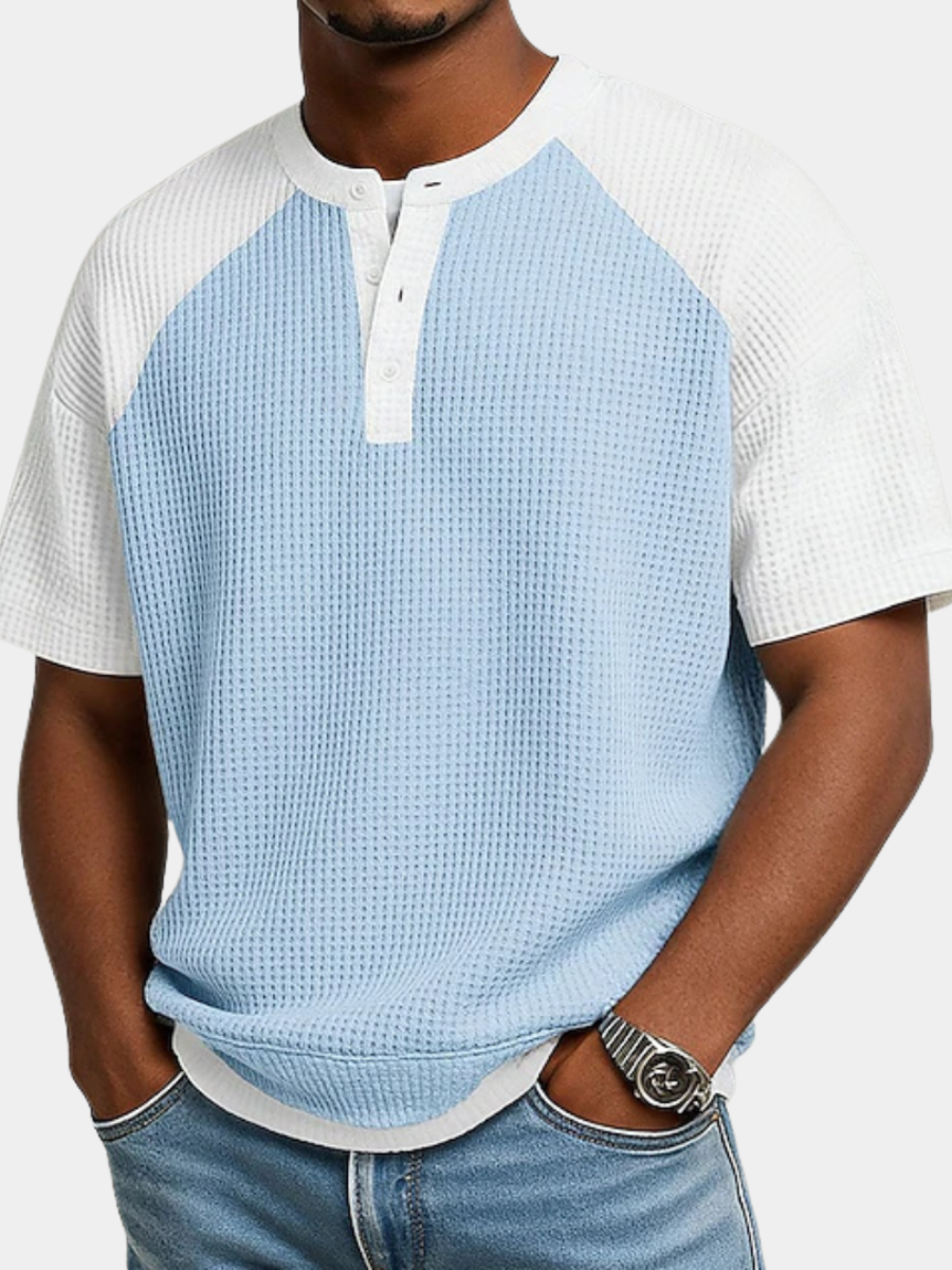 Arbor - Polo in maglia a nido d'ape testurizzata