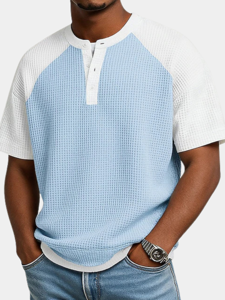 Arbor - Polo in maglia a nido d'ape testurizzata