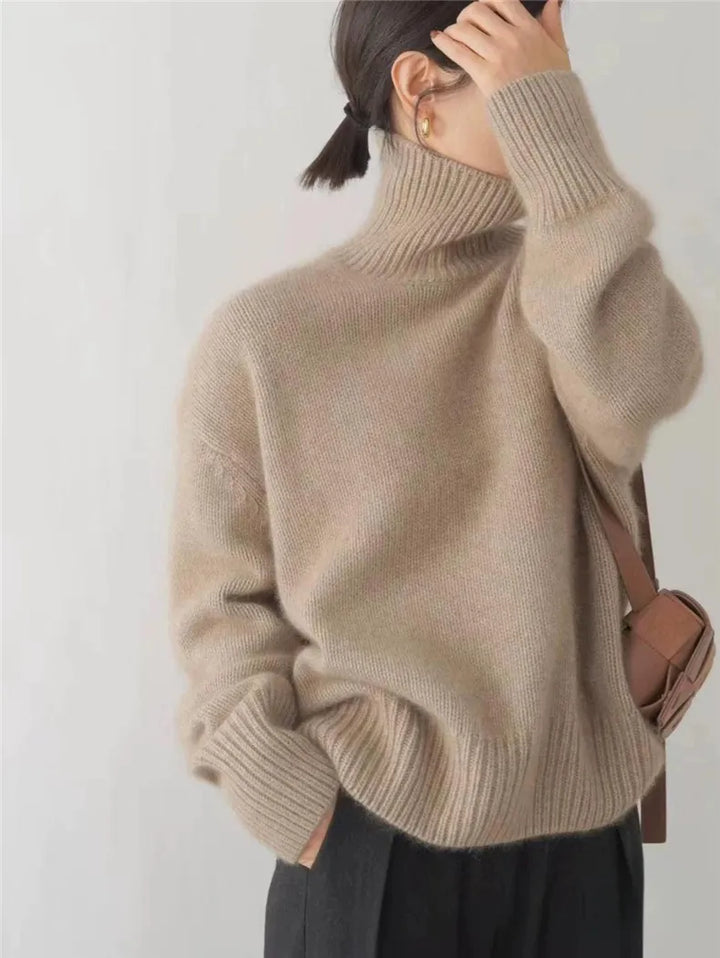 Acantha - Maglione dolcevita morbido al tatto