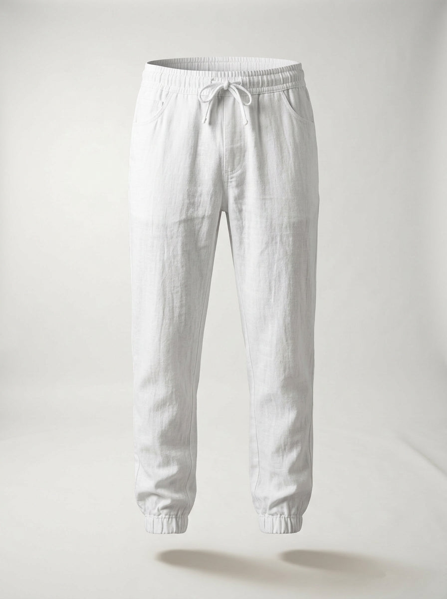 Carrick - Pantaloni jogger in lino leggero