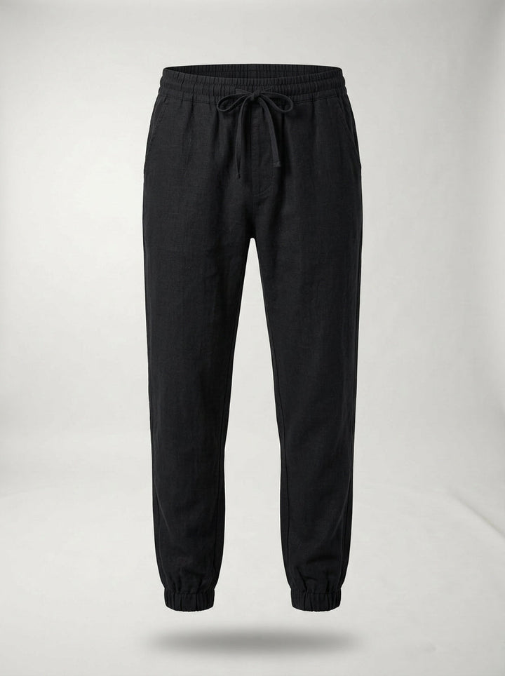 Carrick - Pantaloni jogger in lino leggero