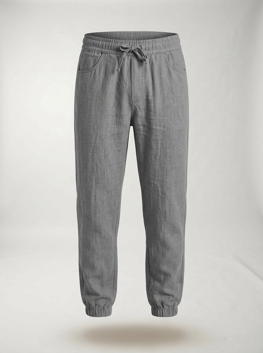 Carrick - Pantaloni jogger in lino leggero