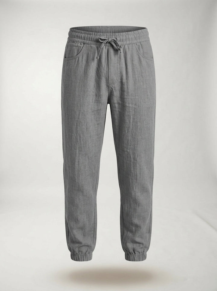 Carrick - Pantaloni jogger in lino leggero