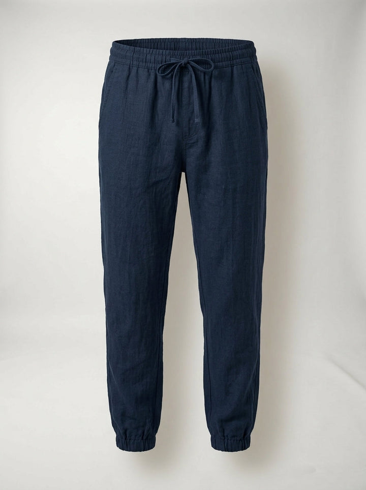 Carrick - Pantaloni jogger in lino leggero