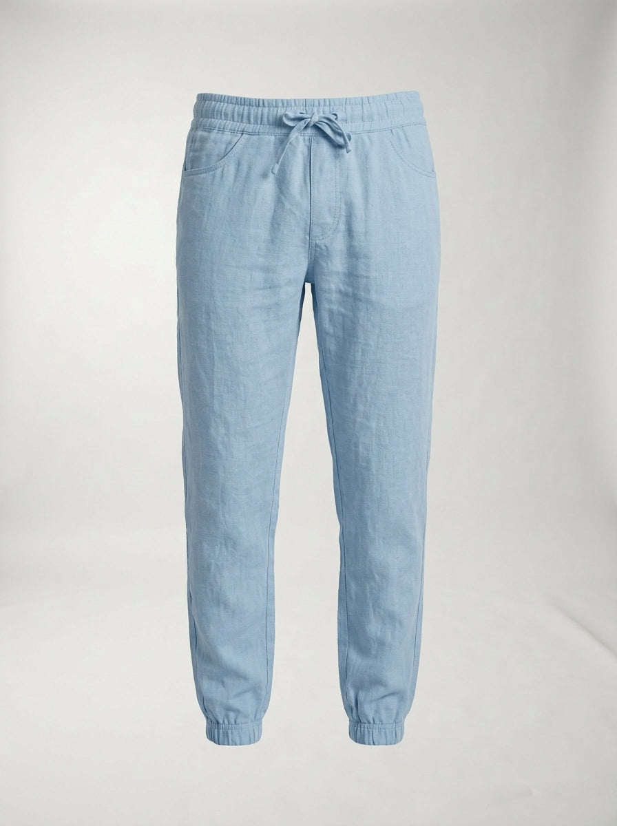 Carrick - Pantaloni jogger in lino leggero
