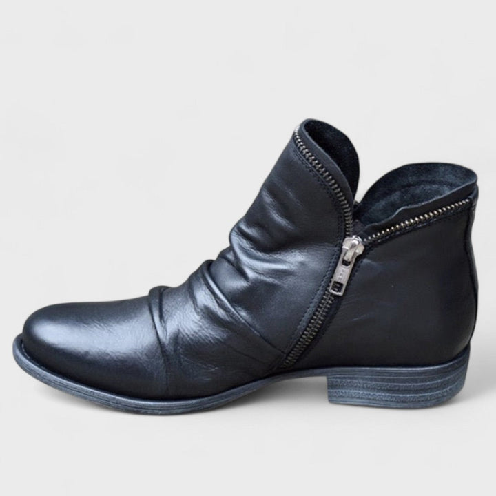 Endora - Tronchetti eleganti con zip laterale