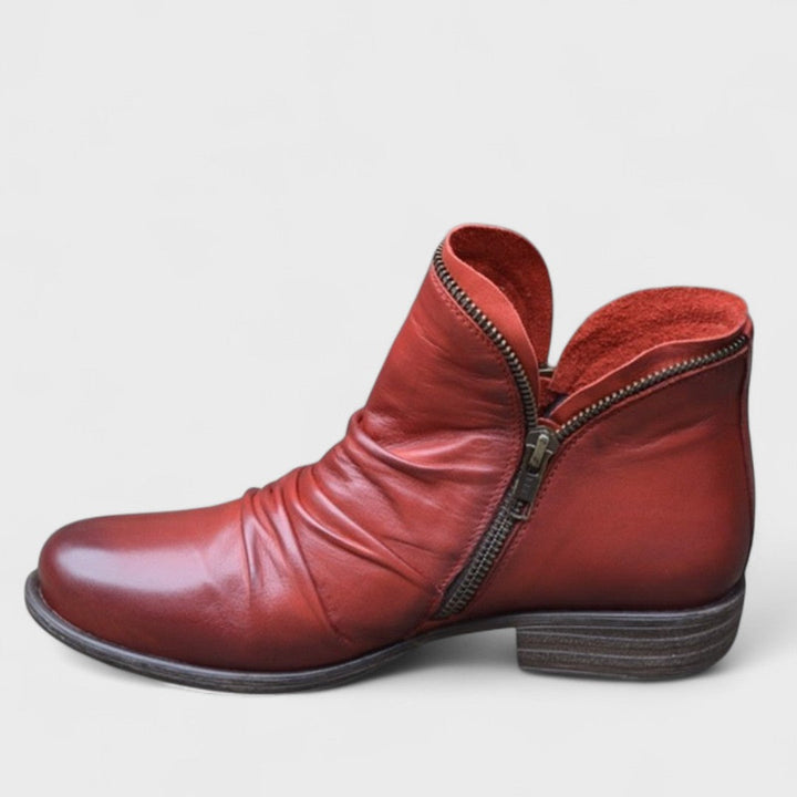 Endora - Tronchetti eleganti con zip laterale