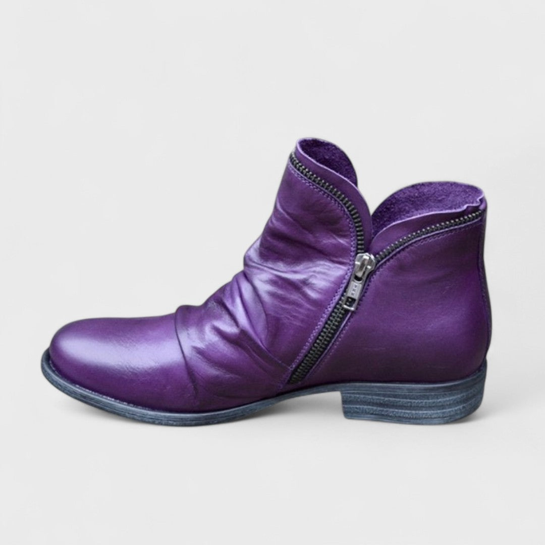 Endora - Tronchetti eleganti con zip laterale