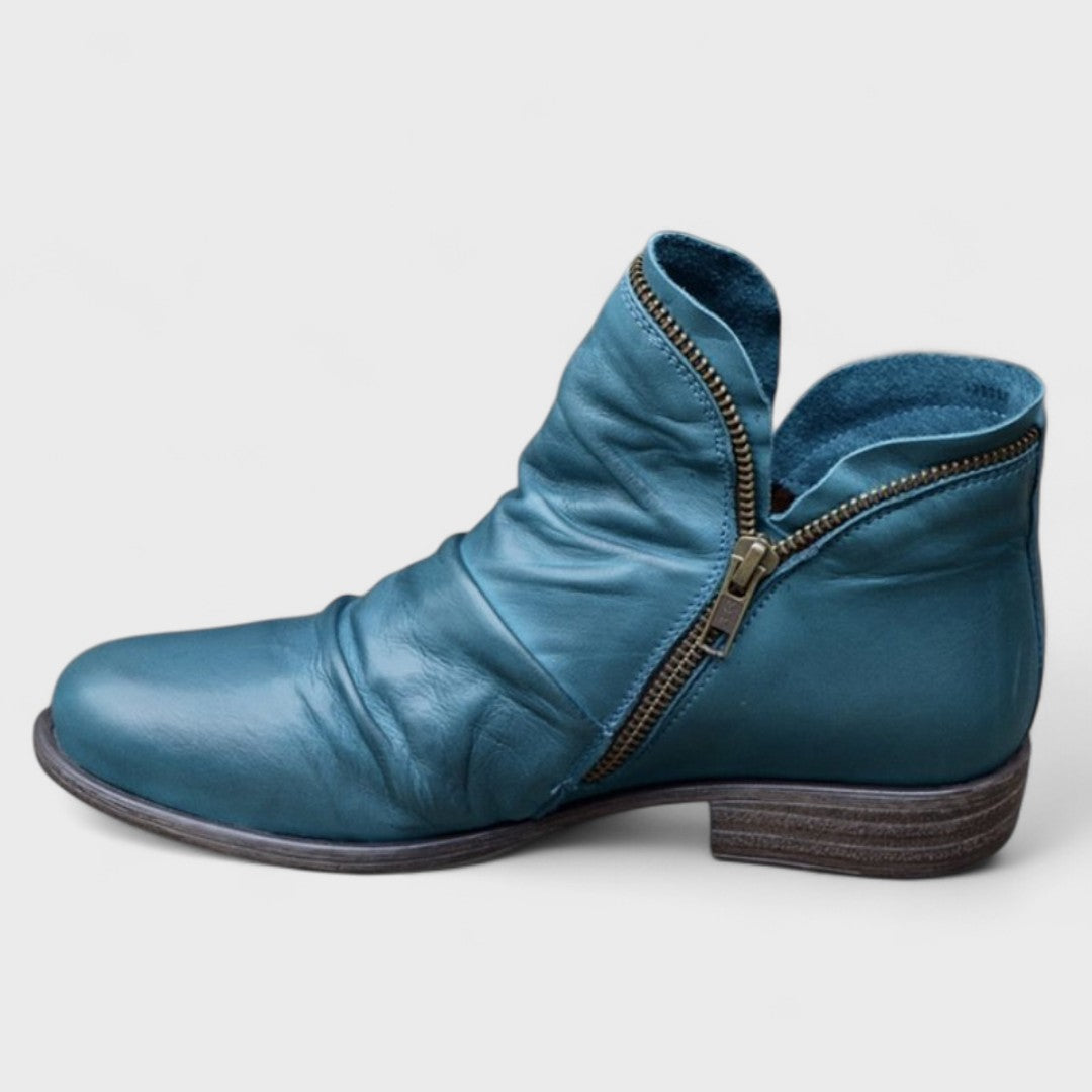 Endora - Tronchetti eleganti con zip laterale