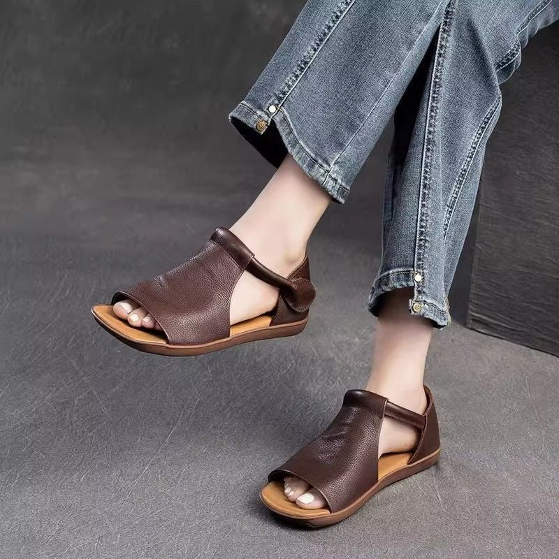 Fiorelle - Sandali open toe con finitura testurata