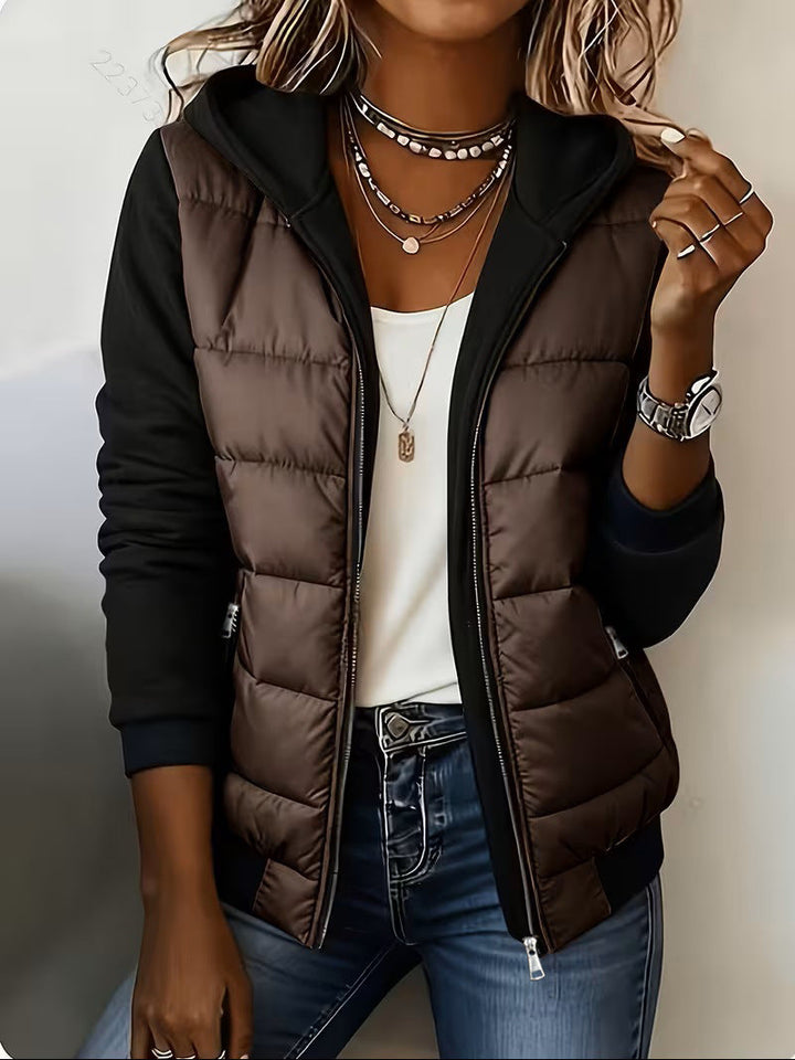 Hedda - Giacca puffer con cappuccio e zip
