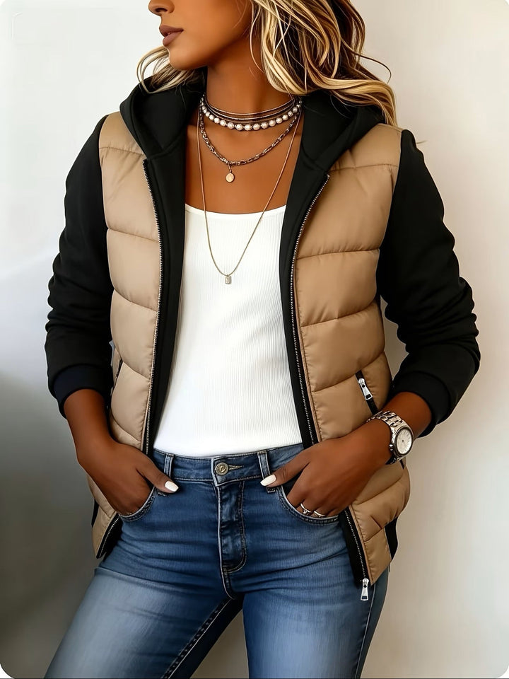 Hedda - Giacca puffer con cappuccio e zip