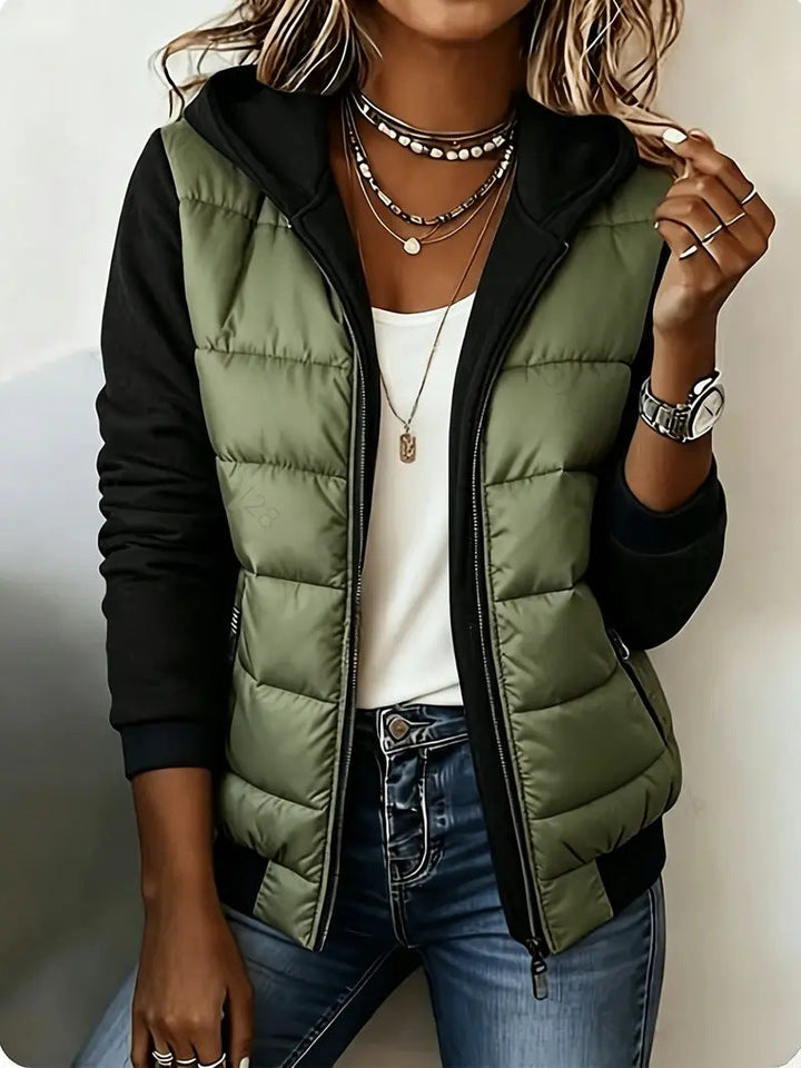 Hedda - Giacca puffer con cappuccio e zip