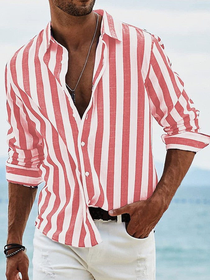 Averic - Camicia su misura rigata