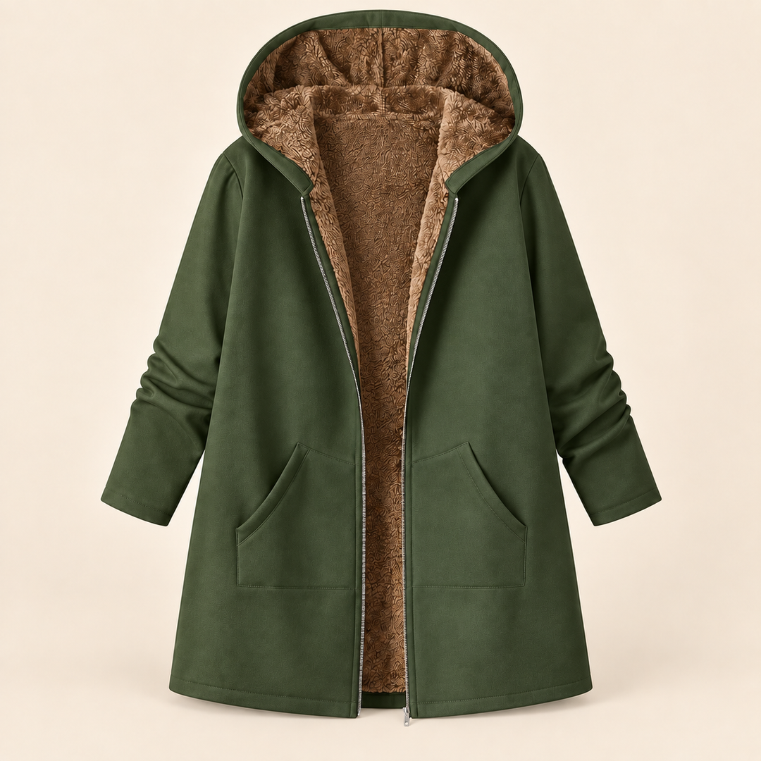 Nadja - Cappotto lungo con cappuccio