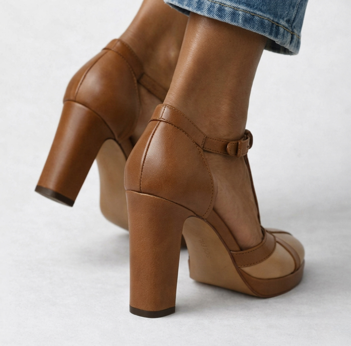 Celandra - Scarpe con tacco ergonomiche con cinturino