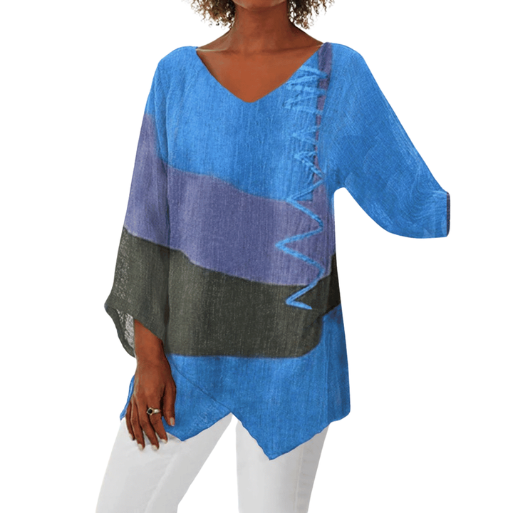 Ingrid - Blusa leggera a fantasia geometrica