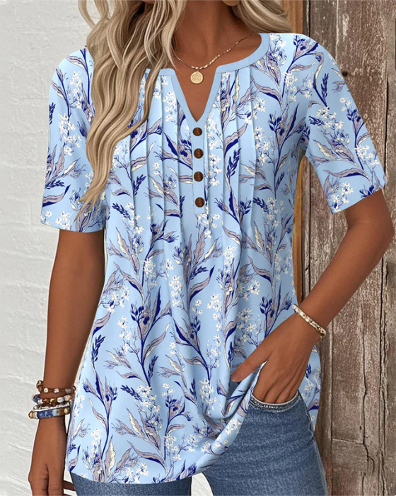 Doreva - Blusa floreale leggera