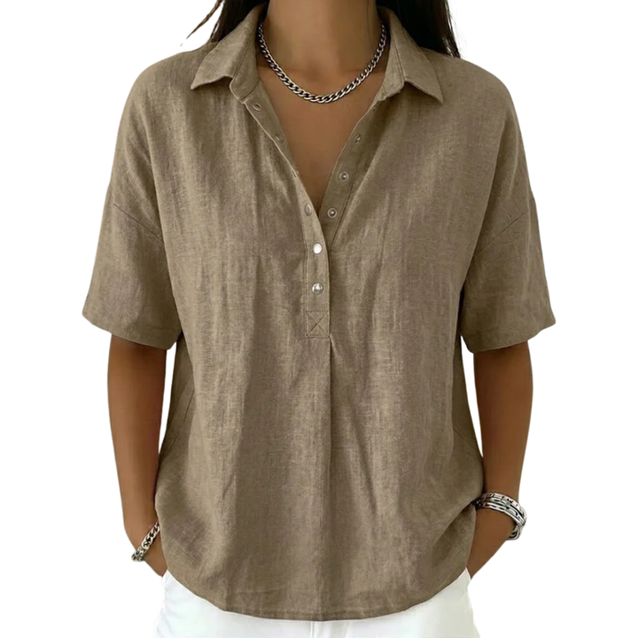 Eulalia - Blusa con collo morbido al tatto