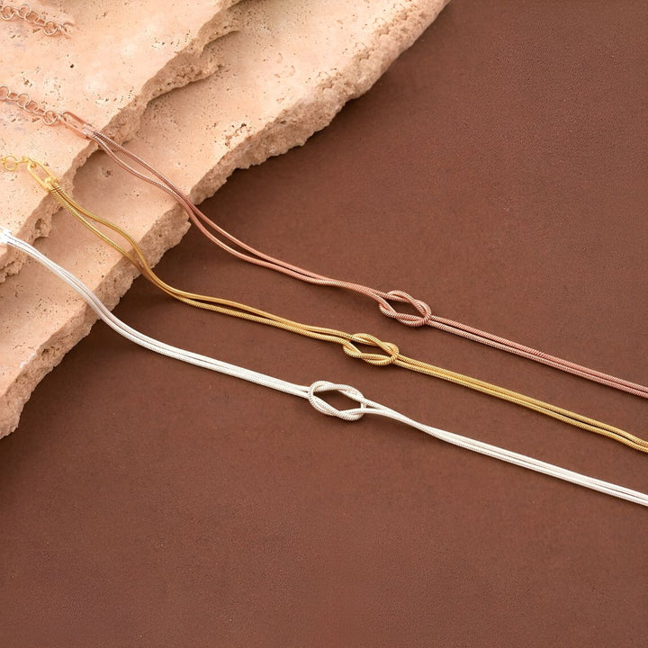 Vionarae - Bracciale Minimalista a Nodo