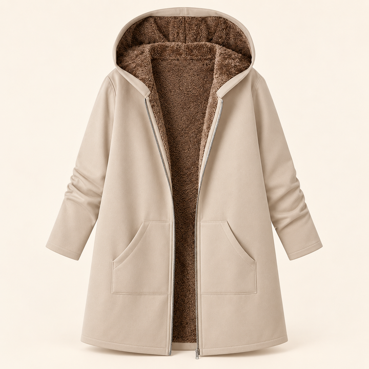 Nadja - Cappotto lungo con cappuccio