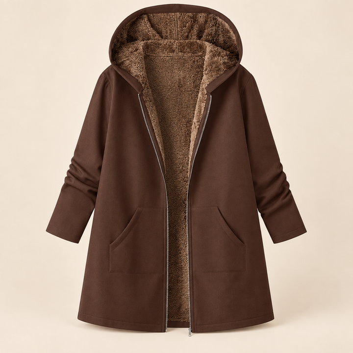Nadja - Cappotto lungo con cappuccio