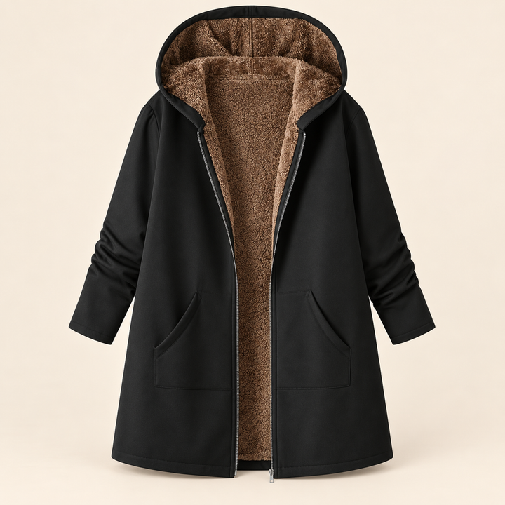 Nadja - Cappotto lungo con cappuccio