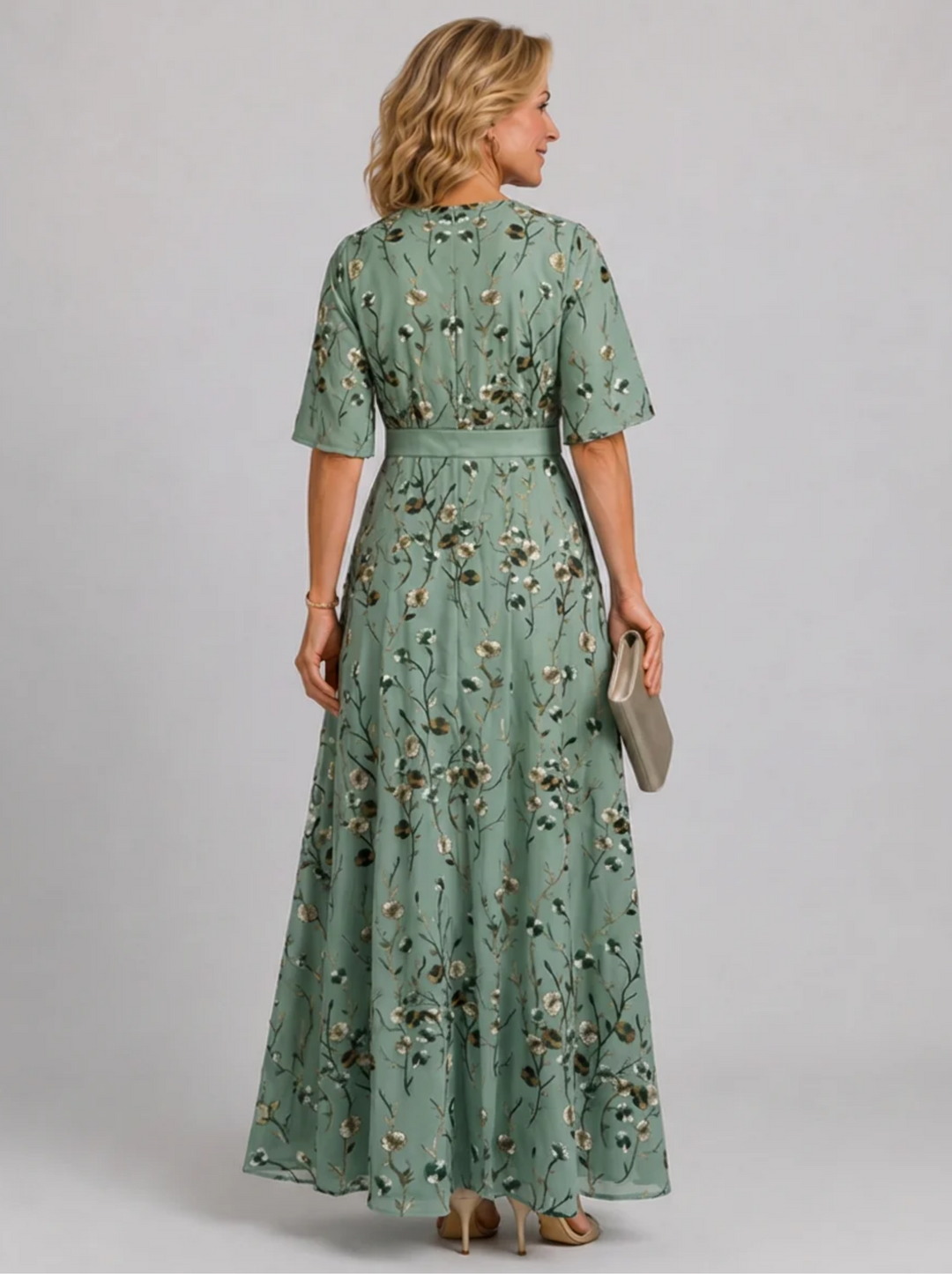 Adaline - Abito midi floreale soft touch