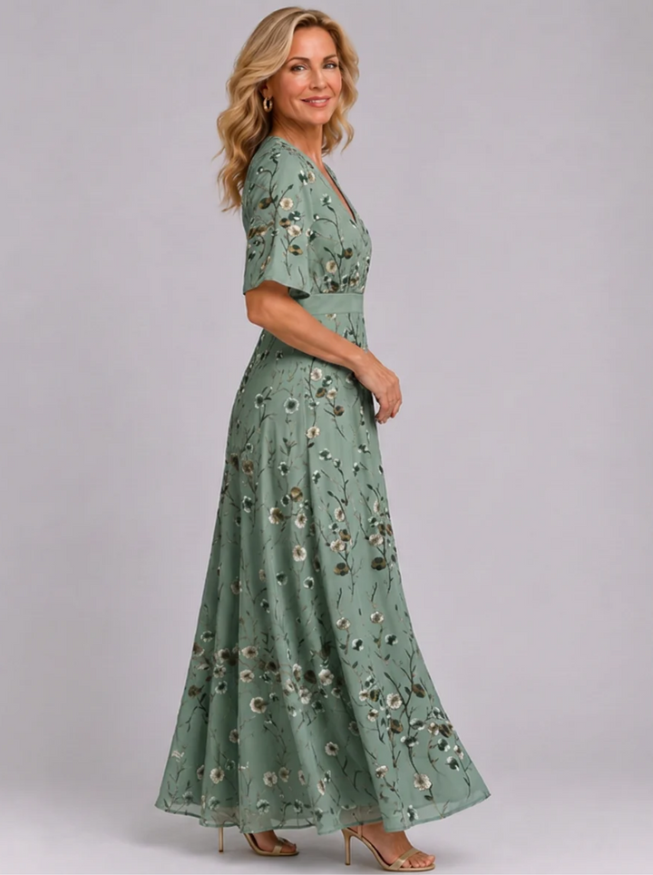 Adaline - Abito midi floreale soft touch
