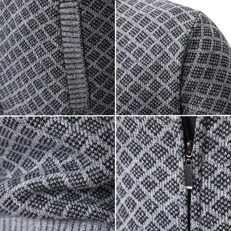 Zarellon - Maglione con zip casual ed elegante