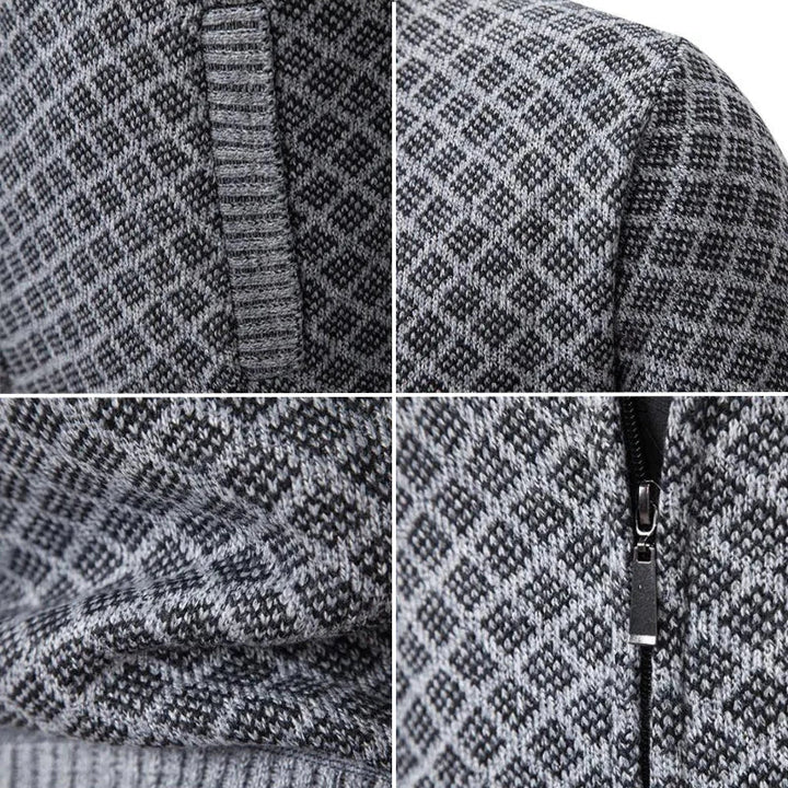 Zarellon - Maglione con zip casual ed elegante