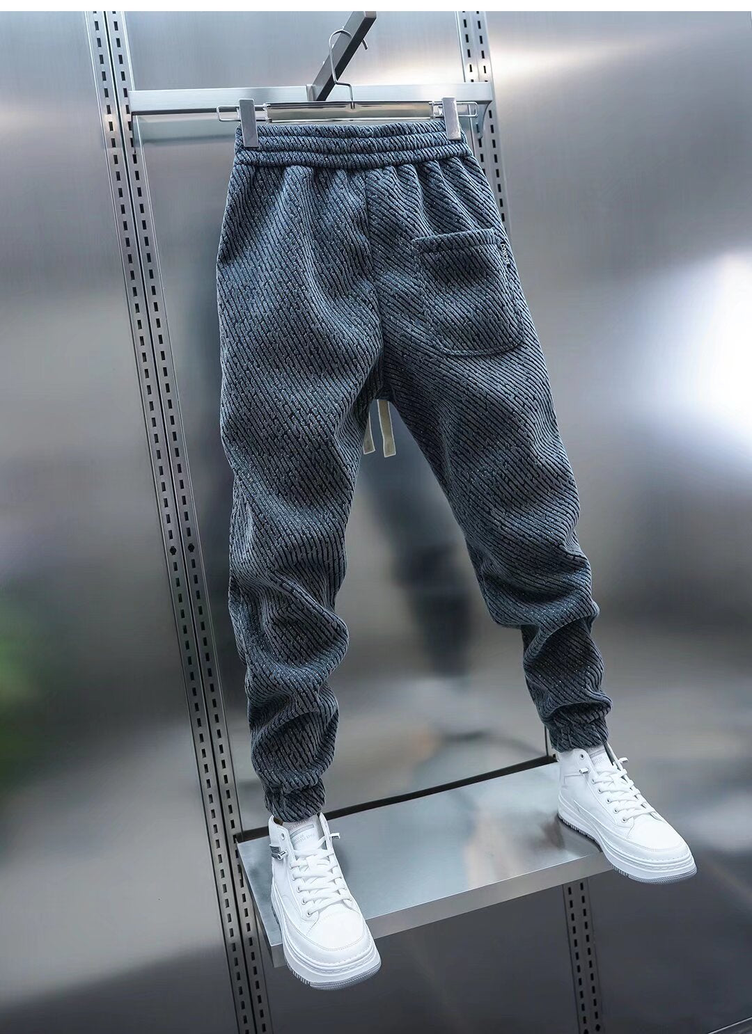 Jexar - Pantaloni a coste con coulisse