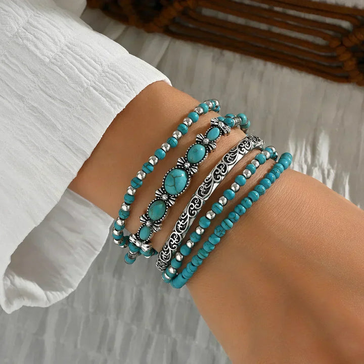Veranisse - Set di bracciali boho-chic