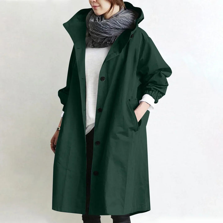 Yelina - Trench lungo con cappuccio