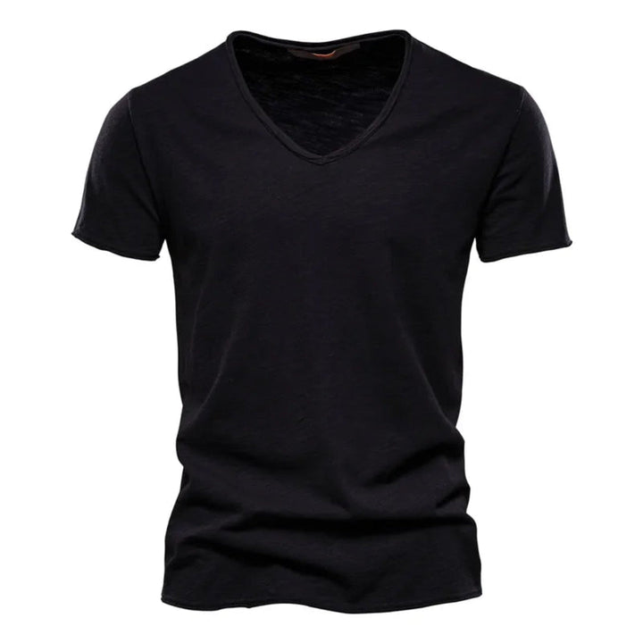 Jackson - T-shirt con scollo a V in jersey morbido