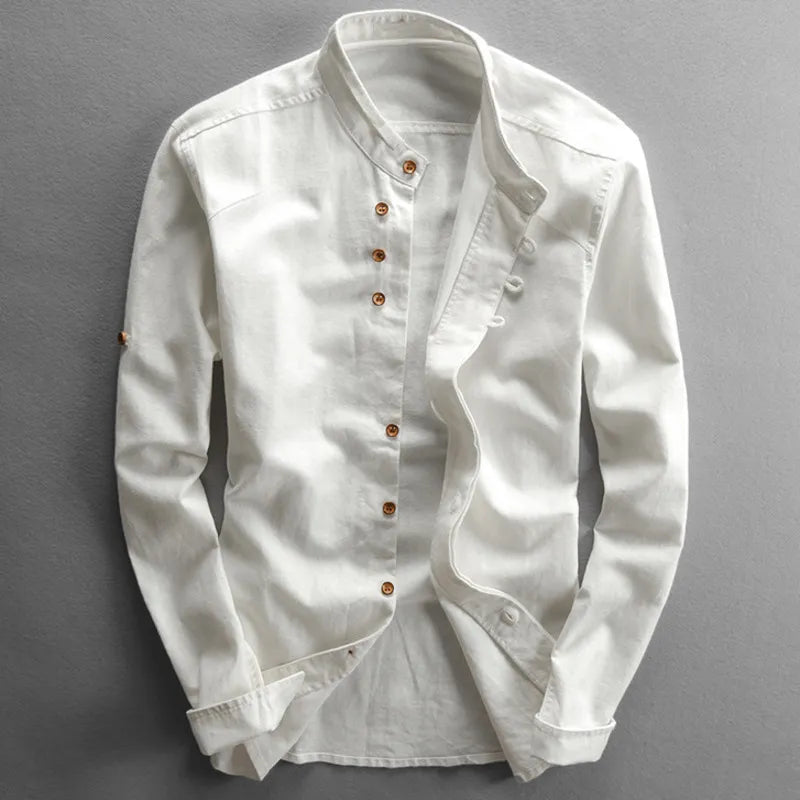 Berkley - Camicia premium in Mistura di Lino