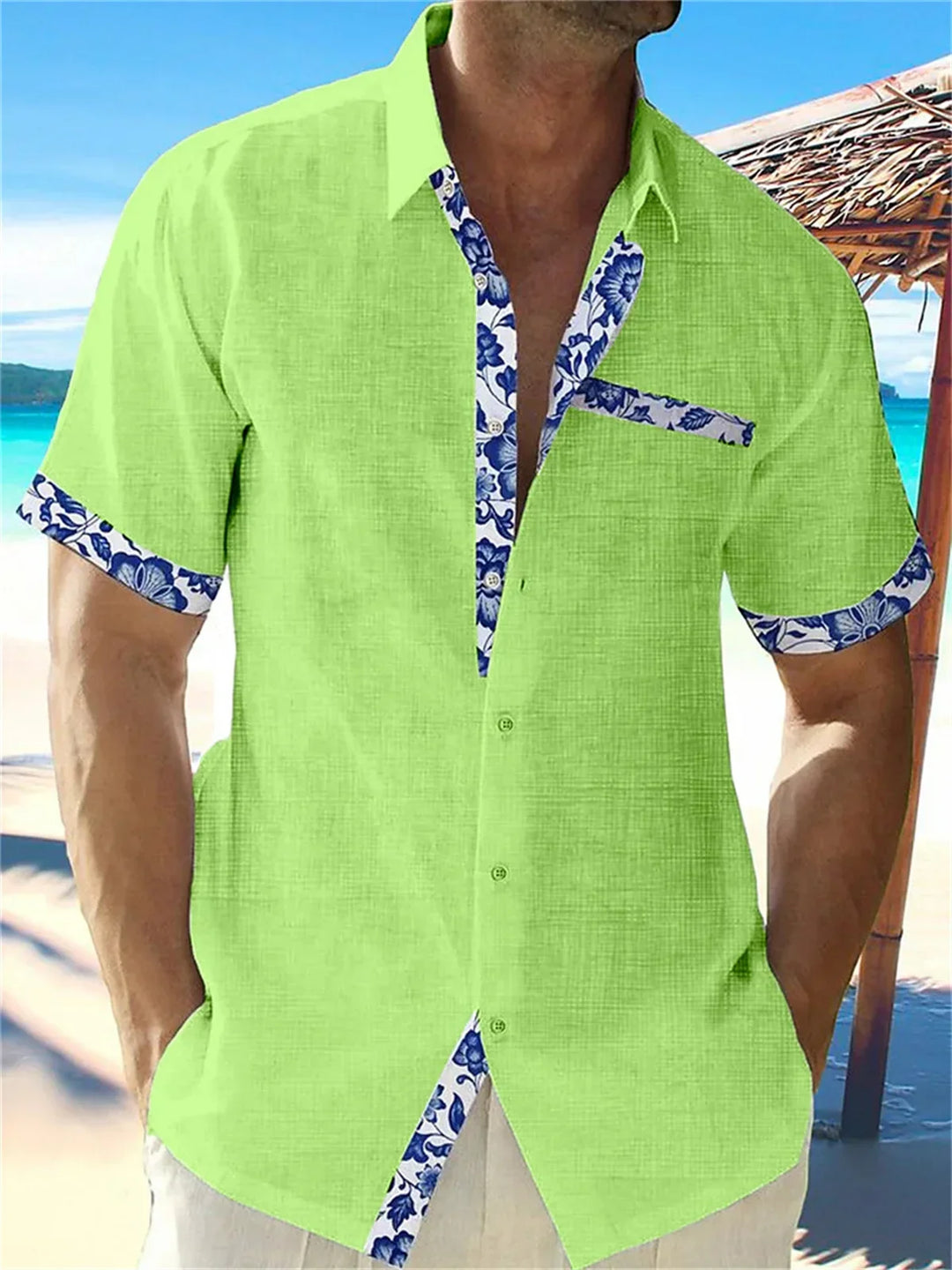 Eastcott - Camicia estiva casual a stampa etnica