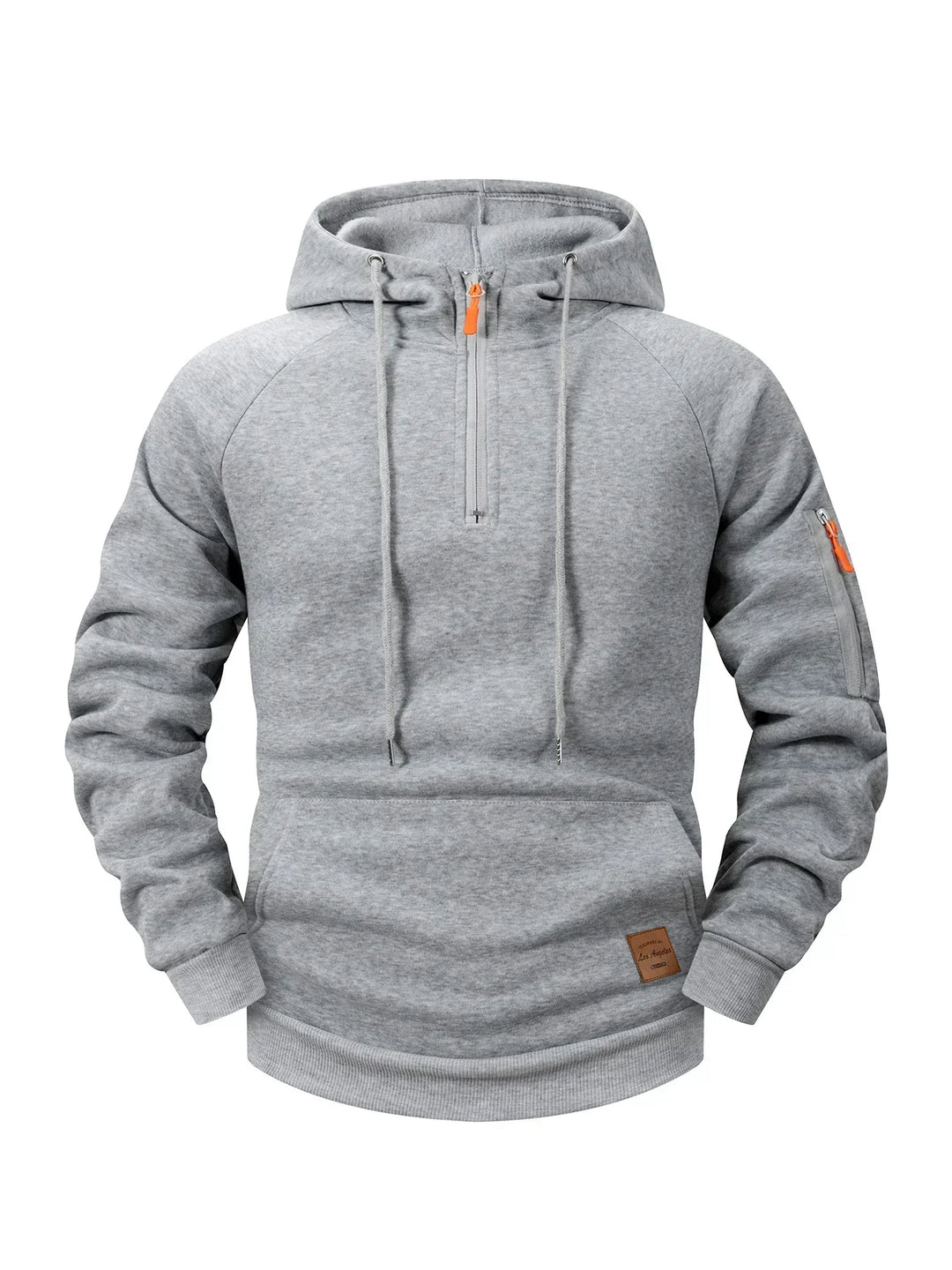 Quenford - Felpa con zip dal tocco morbido