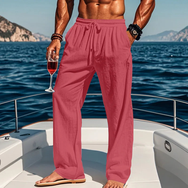 Pierce - Pantaloni leggeri con coulisse