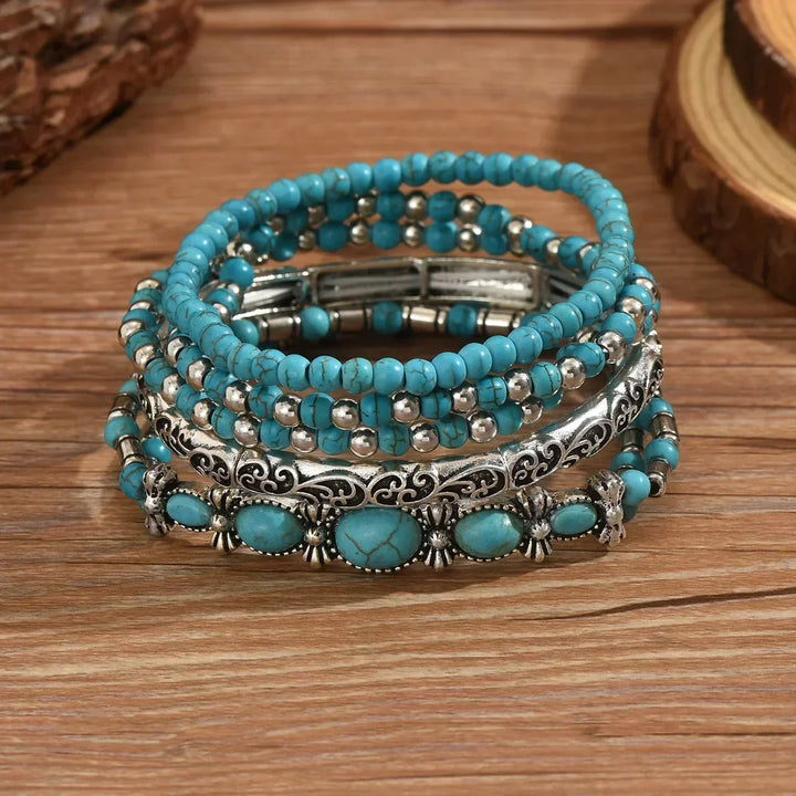 Veranisse - Set di bracciali boho-chic