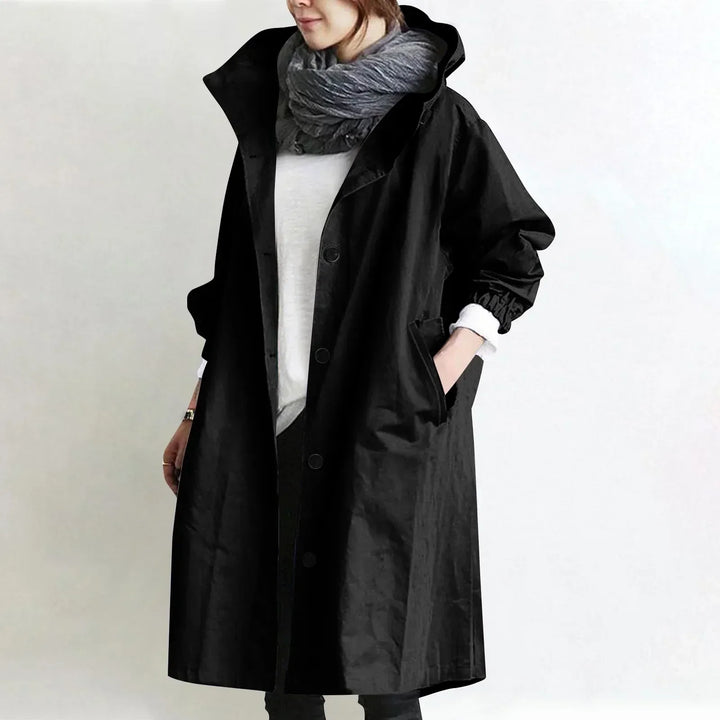 Yelina - Trench lungo con cappuccio
