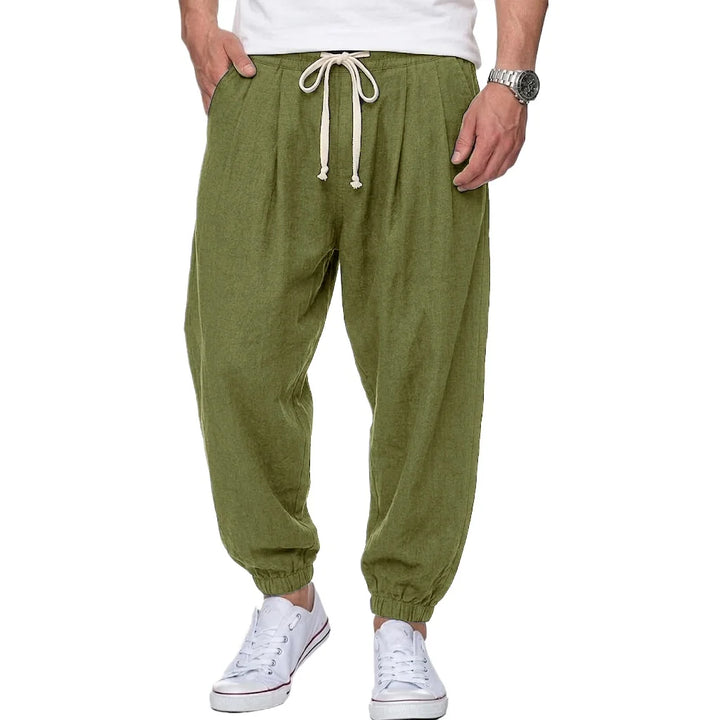 Isaac - Pantaloni leggeri con coulisse