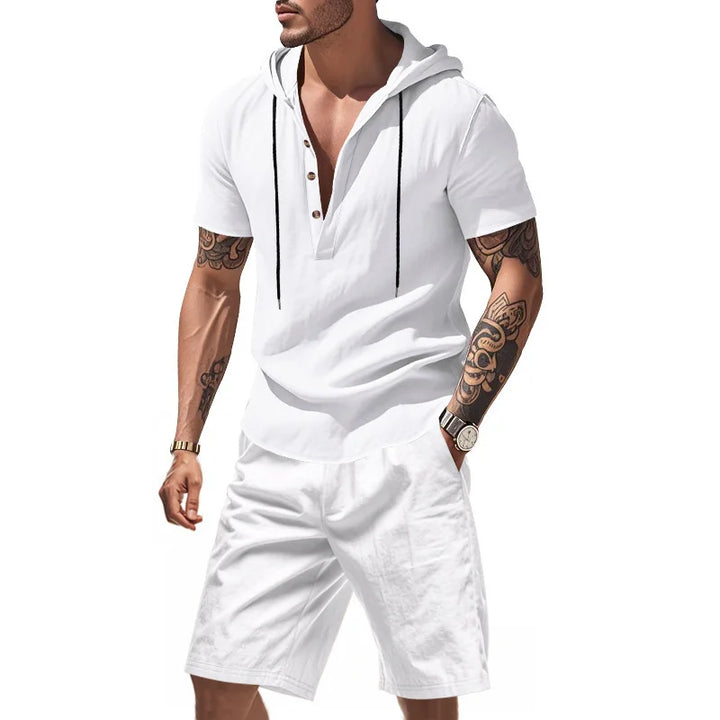 Dylan - Coordinato con felpa traspirante e shorts