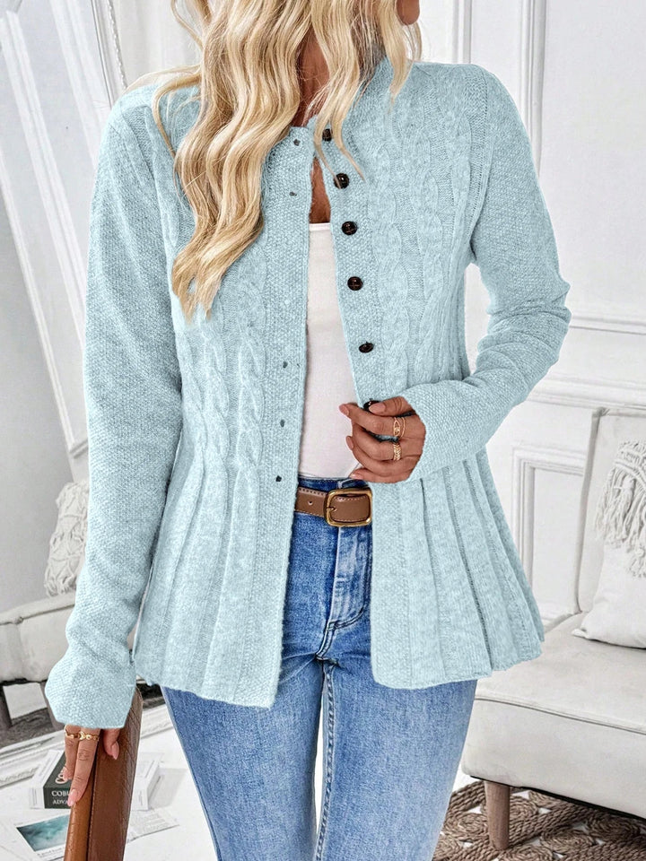 Zarela - Cardigan premium in maglia traforata