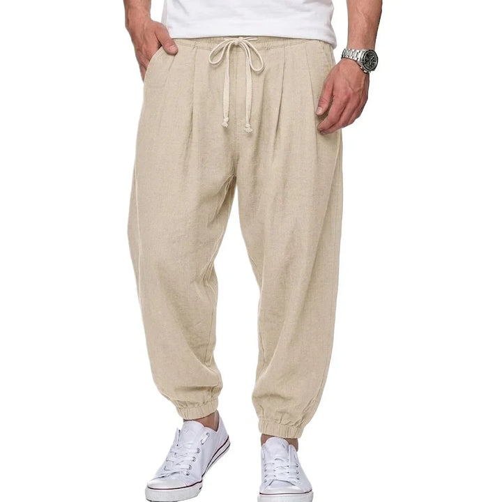 Isaac - Pantaloni leggeri con coulisse