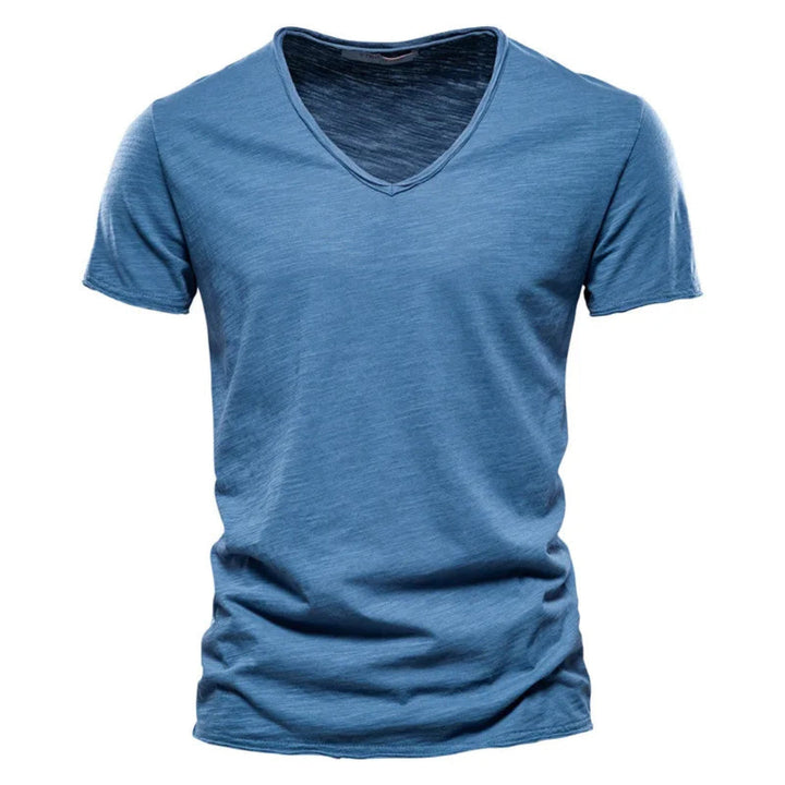 Jackson - T-shirt con scollo a V in jersey morbido