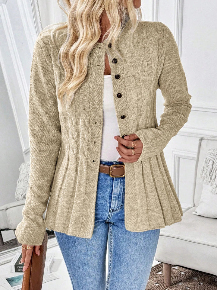 Zarela - Cardigan premium in maglia traforata